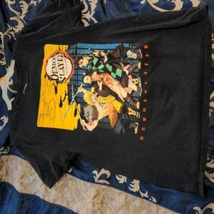 Demon slayer black shirt